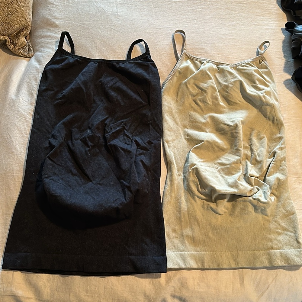 Black and Light Moss Cami (selling nothing together)